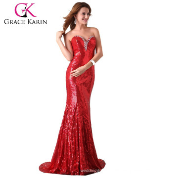 Art und Weise reife Damen-reale Abbildungen formale lange Abend-Kleid-Muster CL2531-3